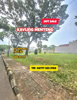 Jual cepat kavling 300 m2 menteng sektor 7 Bintaro (15043)
