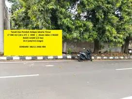Tanah Luas Strategis Murah Bisa 1/2 Kav! Pondok Kelapa Jakarta Timur