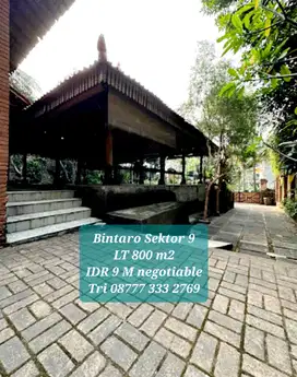Kavling ada bonus rumah di Sektor 9  Bintaro 11 jt an