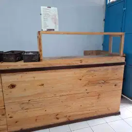 DIJUAL MEJA RAK ETALASE USAHA WARUNG MAKANAN