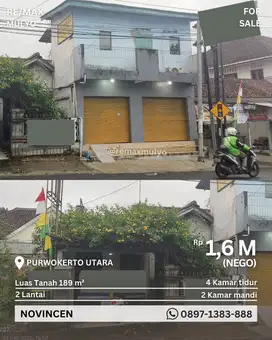 Dijual Rumah & Ruko 2 Lantai Lokasi Strategis