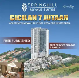 APARTEMEN SPRINGHIL KEMAYORAN TOWER BARU FREE DP FURNISH IPL VIEW GOLF