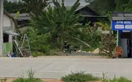 Tanah  650 meter pinggir jalur 2 itera dekat pintu tol kota baru