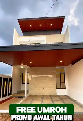 651 Rumah Modern 2 Lt Promo Awal Tahun dlm Perum Muslim di Jatimulya