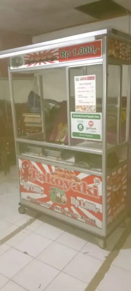 Jual gerobak takoyaki