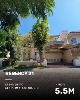 Rumah Regency 21 STRATEGIS, GARASI 2,CARPORT 2, MARMER