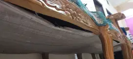 1 set Bangku Tamu PL (Minus sedikit sobek kain)