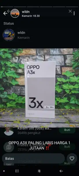 OPPO A3X RAM 4/64GB