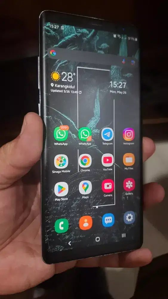Samsung Galaxy Note8 Fullset mulus banyak bonus