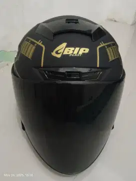 Helm Half Face BIP Plast Pro Z Motif Aero Electroride SNI Visor Smoke