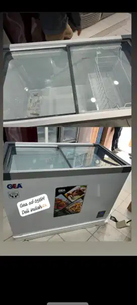 Cheast freezer Gea, cicilan bunga rendah tnpa dp