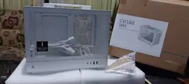 Casing Deepcool CH160 White Mini-ITX Tempered Glass