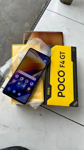 Poco F4 GT Snapdragon 8 gen 1 ram 12gb normal mulus lengkp