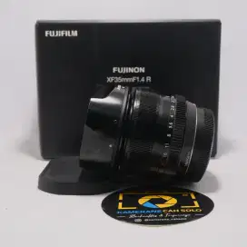Lensa fujinon fix xf 35 mm f.14 like new