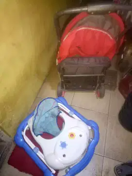 Setoler + Roda belajar bayi berjalan