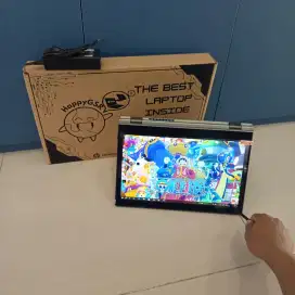 Laptop YOGA touchscreen Lenovo i5gen8 SSD charger type c pelajar kerja