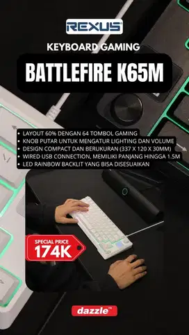 Keyboard rexus K65M