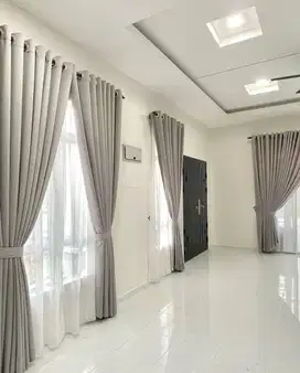 Jual Gorden Blackout Pasang Skat Klinik Hordeng Pintu Gordyn Vitrase