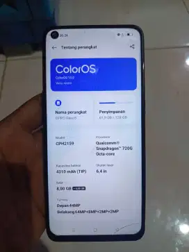 Di jual oppo reno 5