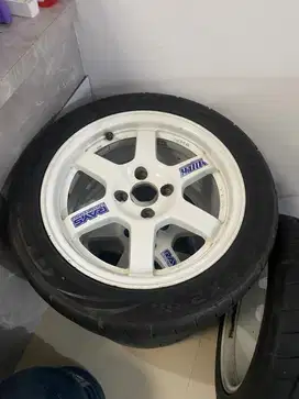 VELG RAYS REP TE37 ring 15 + Ban
