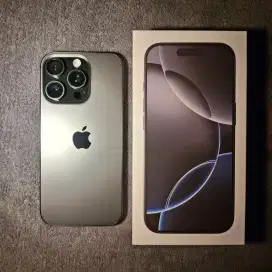 iPhone 16 Pro Black 256GB Resmi iBox Like New Bonus MagSafe Case + TG