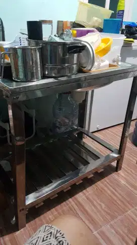 Jual wastafel stainless