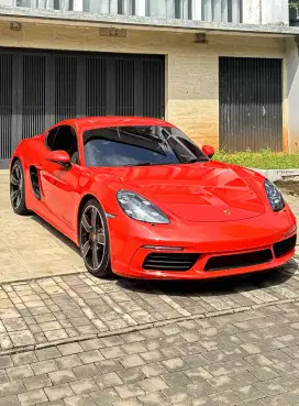 Porsche Cayman 718 2018 LAVA ORANGE BU CASH MURAH BANGET