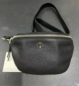 KATE SPADE Medium Polly Leather Belt Bag Black