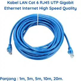 Kabel LAN Cat 6 RJ45 UTP Gigabit Ethernet Internet High Speed Quality
