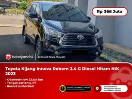 [ LOW KM ] Toyota Kijang Innova Reborn 2.4 G Diesel Hitam 2023 2024