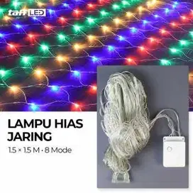 Lampu Hias Jaring String Lights Decoration EU Plug 1.5x1.5M