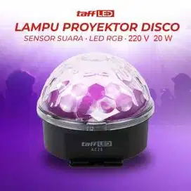 Lampu Proyektor Disco Sensor Suara LED RGB 220V