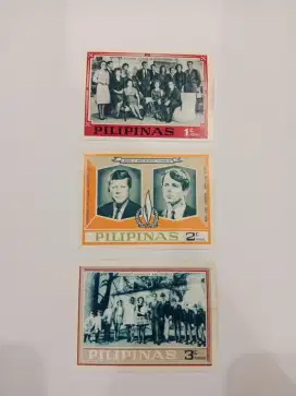 Perangko Kennedy 1C, 2C, 3C