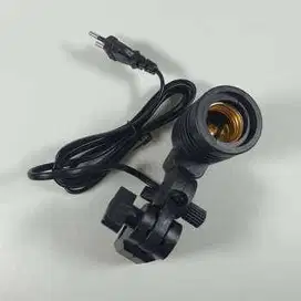 Lamp Holder Lampu Foto Soket E27 dengan Dudukan Payung