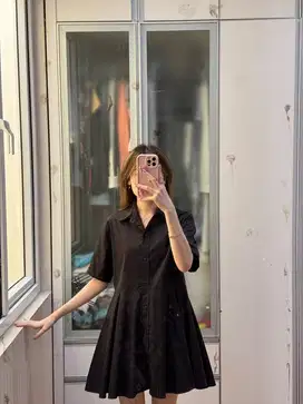 Black dress + outer