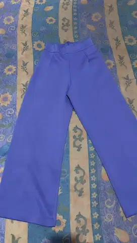 Celana kulot scuba highwaist