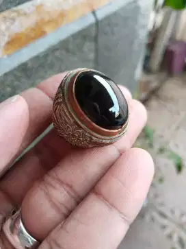 cincin fosil kelor tembus sedia bacan pirus pandan lumut bulu macan