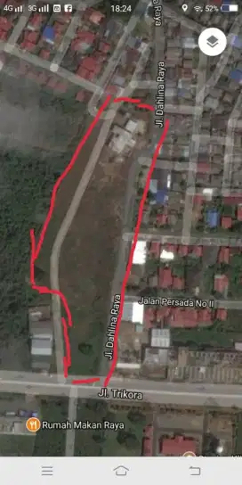 Dijual Tanah 1 hektar pinggir jalan trikora depan BMKG