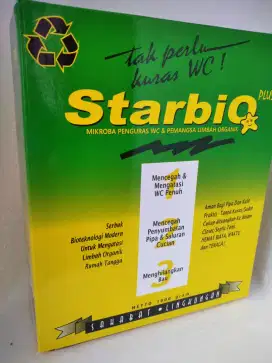 Starbio mikroba penguras wc dan pemangsa limbah organik