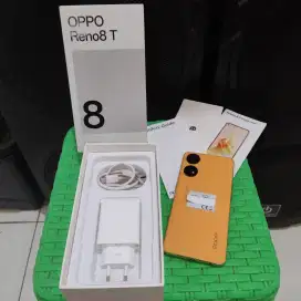 HP OPPO RENO 8T Ram 8 GB Memori 256 GB Fullset Like New
