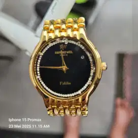 Jam Tangan Raymond Weil Geneve Fidelio Gold 18k Couple Sepasang