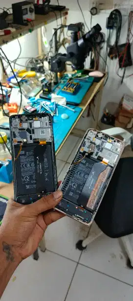 LCD + FRAME Poco x3 pro original cabutan