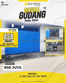 GUDANG DIJUAL PEDAN KLATEN