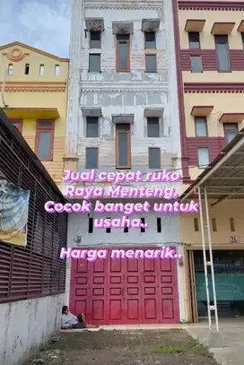 Jual ruko Medan Tenggara, Menteng, Denai, harga murah, siap huni