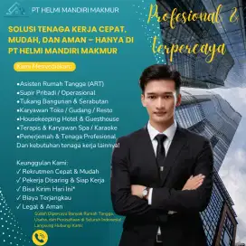 solusi kebutuhan tenaga kerja rumahan maupun bisnis