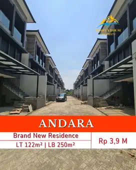 BRAND NEW RESIDENSIAL AT ANDARA PANGKALAN JATI DEPOK