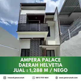 Siap huni hook daerah gatsu komplek Ampera Palace kota medan