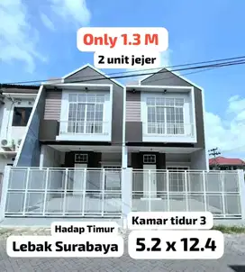 Rumah baru gress lebak regency, surabaya. Hanya 1 Man saja
