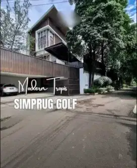 RUMAH MEWAH DALAM KOMPLEK AREA PREMIUM SIMPRUG GOLF JAKARTA SELATAN