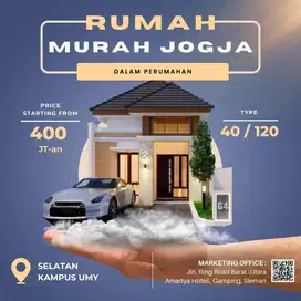 Rumah Dijual Bantul Siap Bangun Dekat Kampus UMY